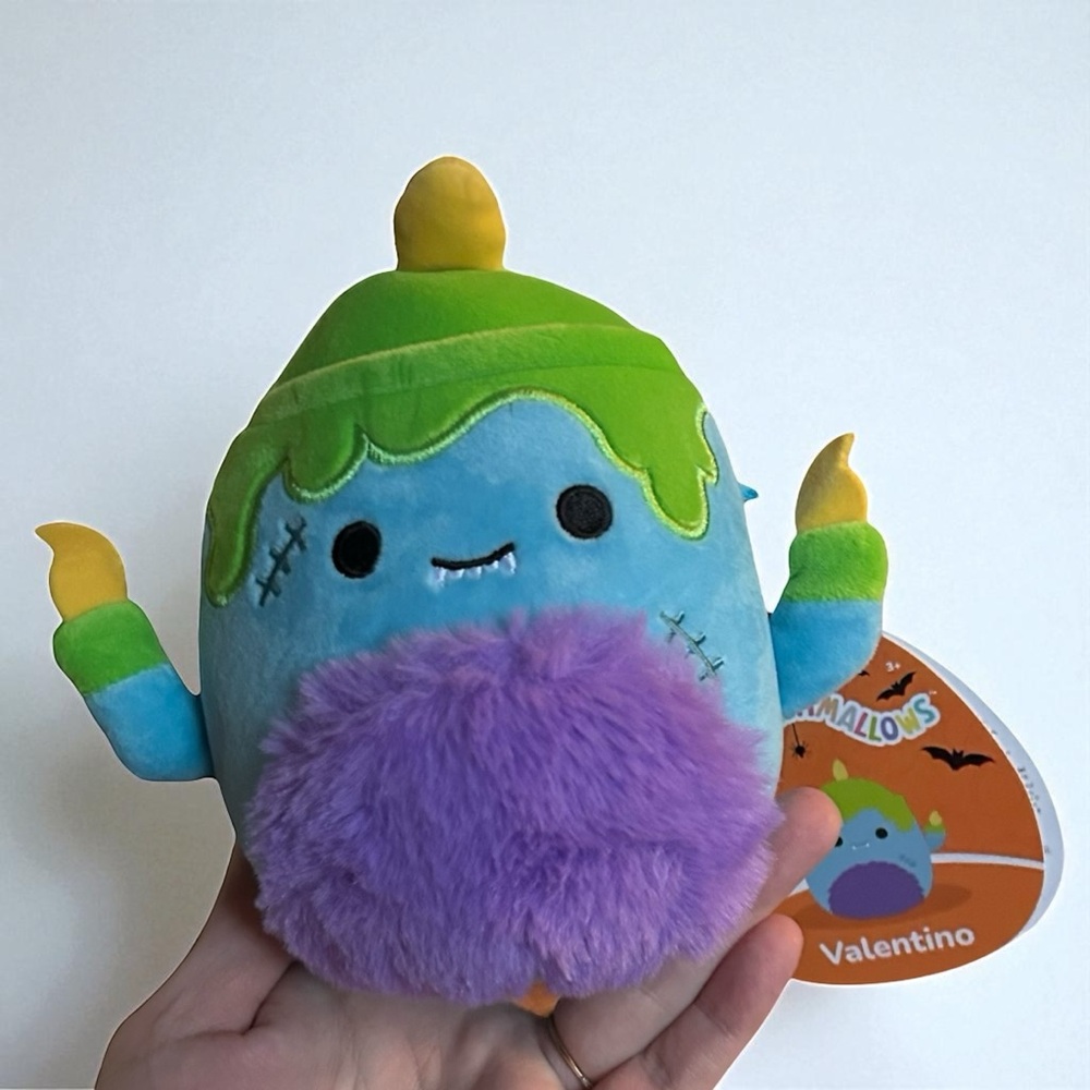 Squishmallows Valentino the Monster 5” Halloween 2025 Plush NWT
